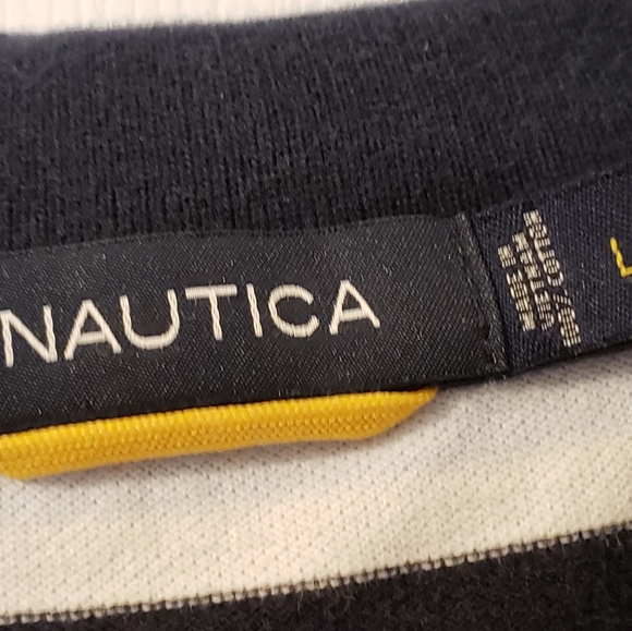 💪MENS NAUTICA POLO / GOLF SHIRT - LARGE 💪 - Picture 3 of 8